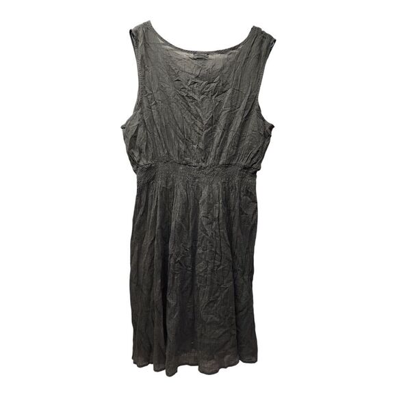 Eddie Bauer Women's Brown One Piece Cotton Dress‎ Swimsuit Cover Up Beach XL - Picture 2 of 8